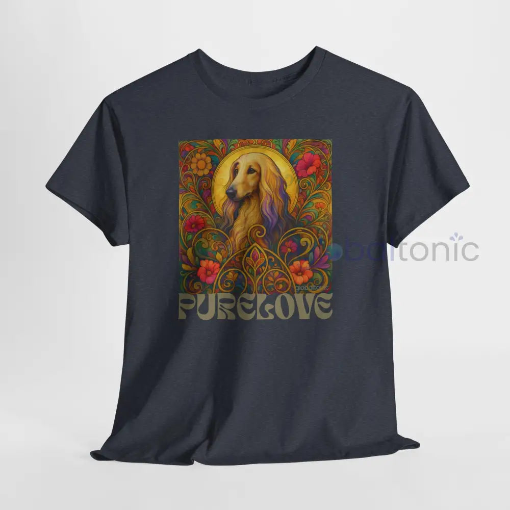 Afghan Vintage Graphic T-Shirt – Unisex Cotton Tee for Dog Lovers T-Shirt