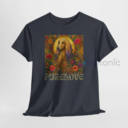 Afghan Vintage Graphic T-Shirt – Unisex Cotton Tee for Dog Lovers T-Shirt