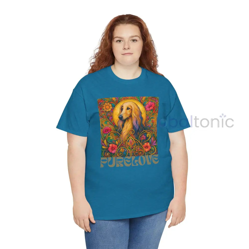 Afghan Vintage Graphic T-Shirt – Unisex Cotton Tee for Dog Lovers T-Shirt