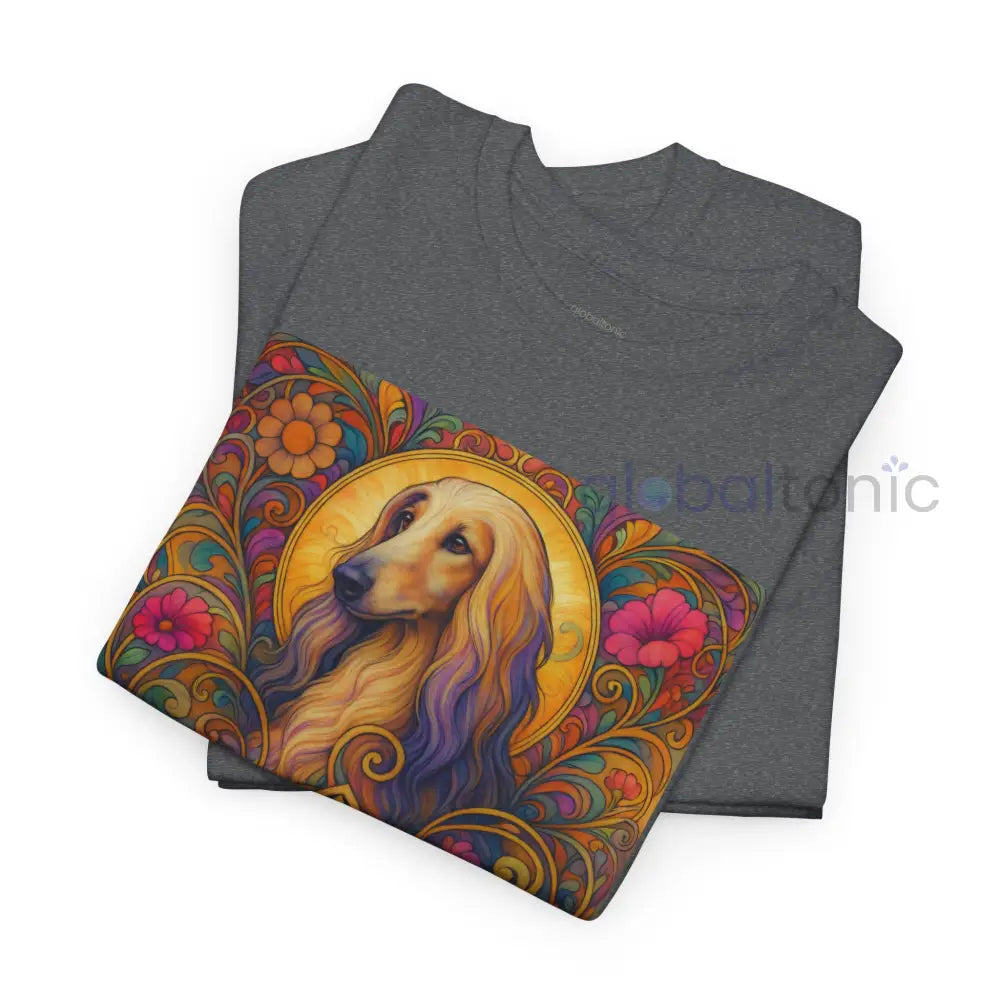 Afghan Vintage Graphic T-Shirt – Unisex Cotton Tee for Dog Lovers T-Shirt