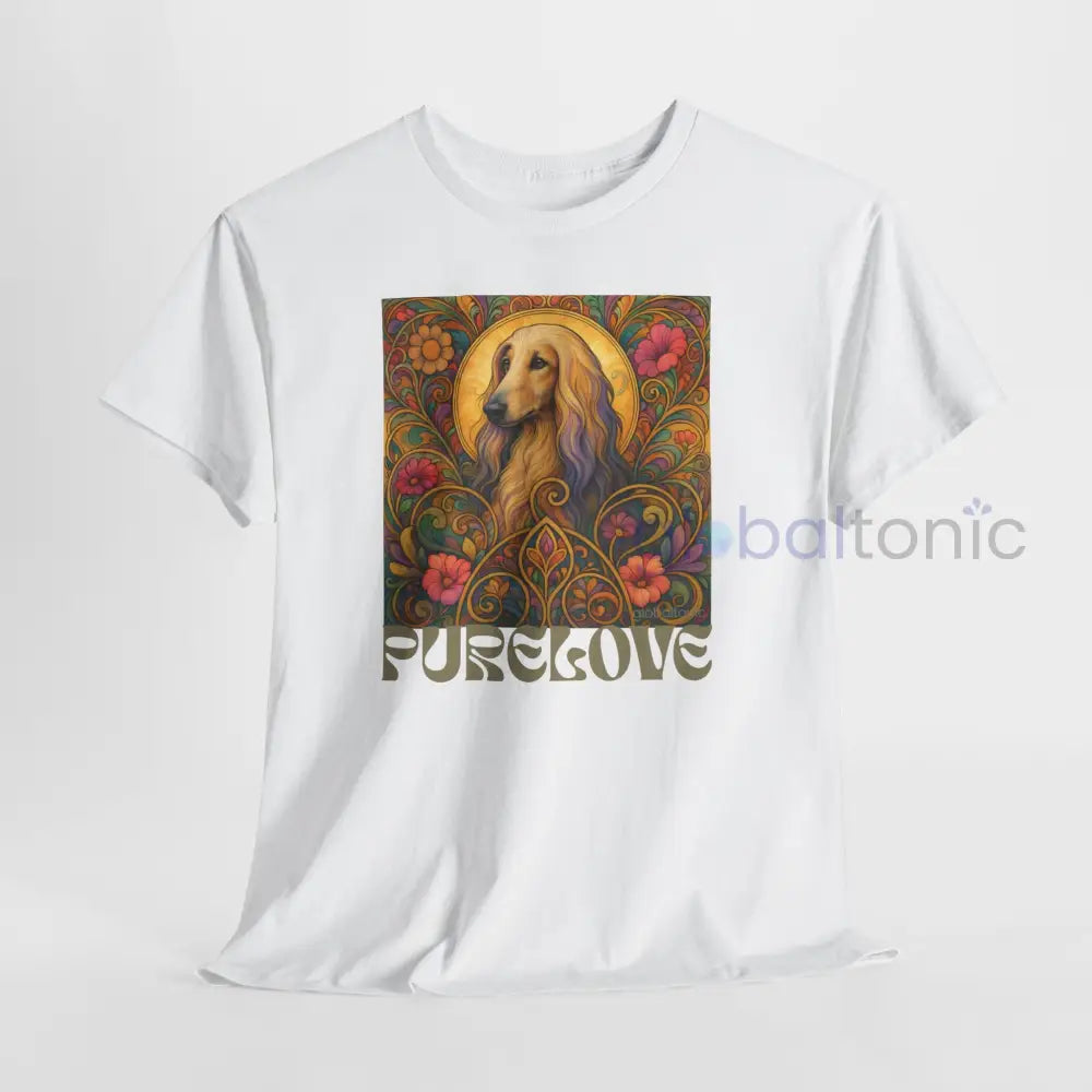 Afghan Vintage Graphic T-Shirt – Unisex Cotton Tee for Dog Lovers T-Shirt