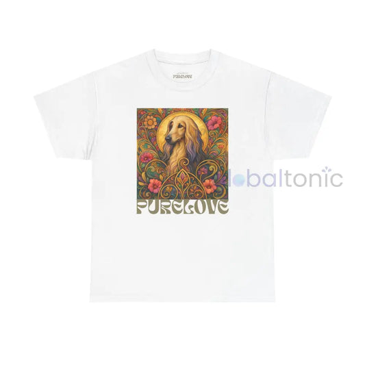 Afghan Vintage Graphic T-Shirt – Unisex Cotton Tee for Dog Lovers White / S T-Shirt