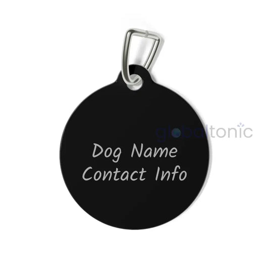 Australian Blue Heeler Dog Tag (Black & White) - Vintage Design Gift for Dog Lovers & Pet Owners 1’’ Pets