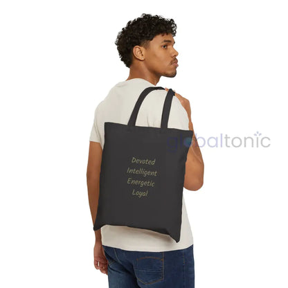 Australian Blue Heeler Vintage Dog-Lovers Cotton Canvas Tote Bag - Unique Artistic Durable Bags