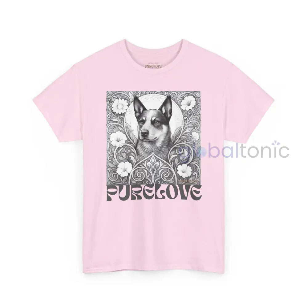 Australian Blue Heeler Vintage Unisex Cotton Tee for Dog Lovers (Black & White) T-Shirt