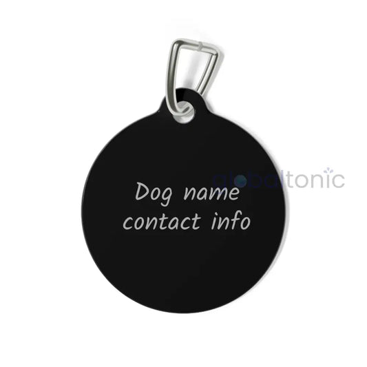 Australian Terrier Dog Tag (Black & White) - Vintage Design Gift for Dog Lovers & Pet Owners 1’’ Pets