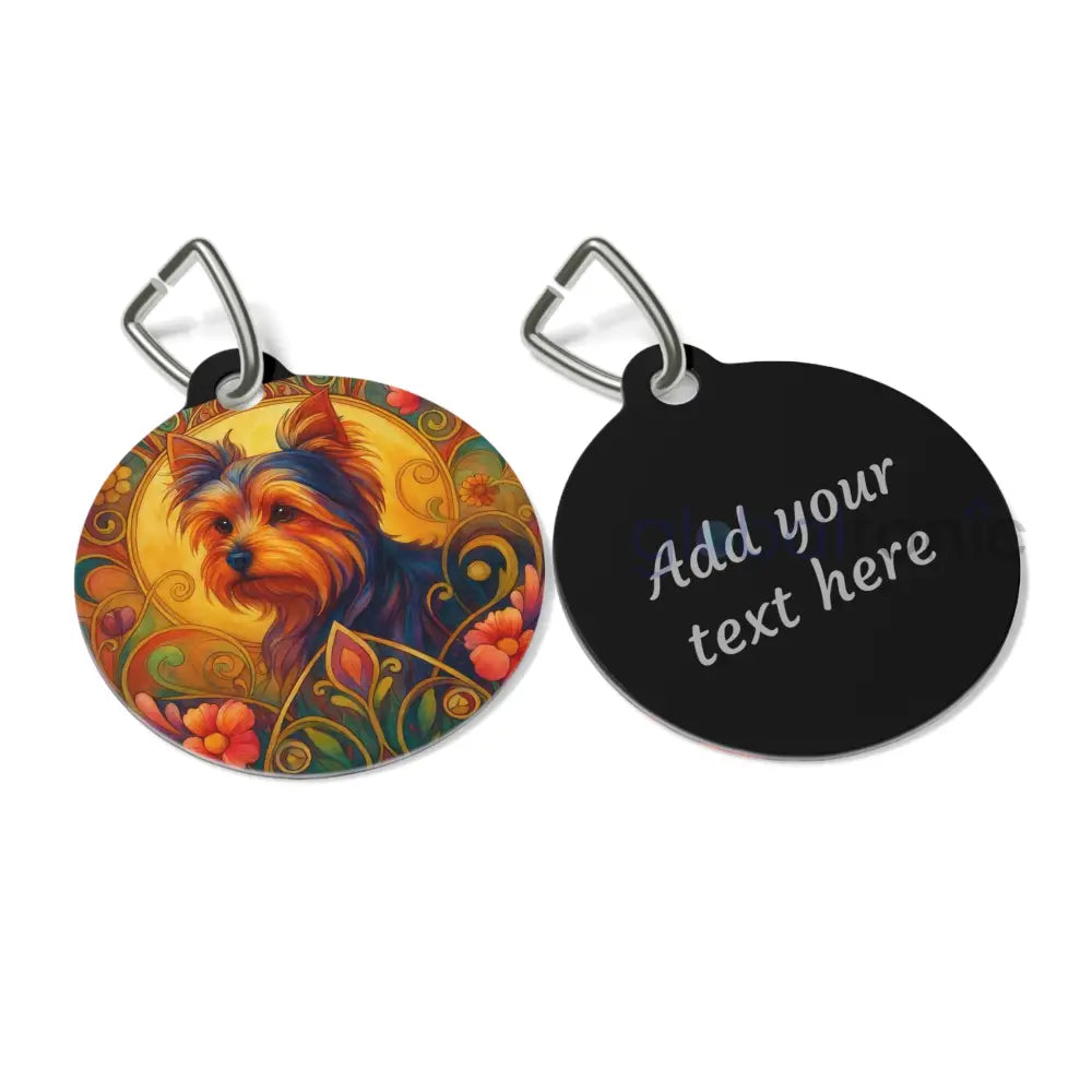 Australian Terrier Dog Tag - Vintage Design Gift for Dog Lovers & Pet Owners 1’’ Pets