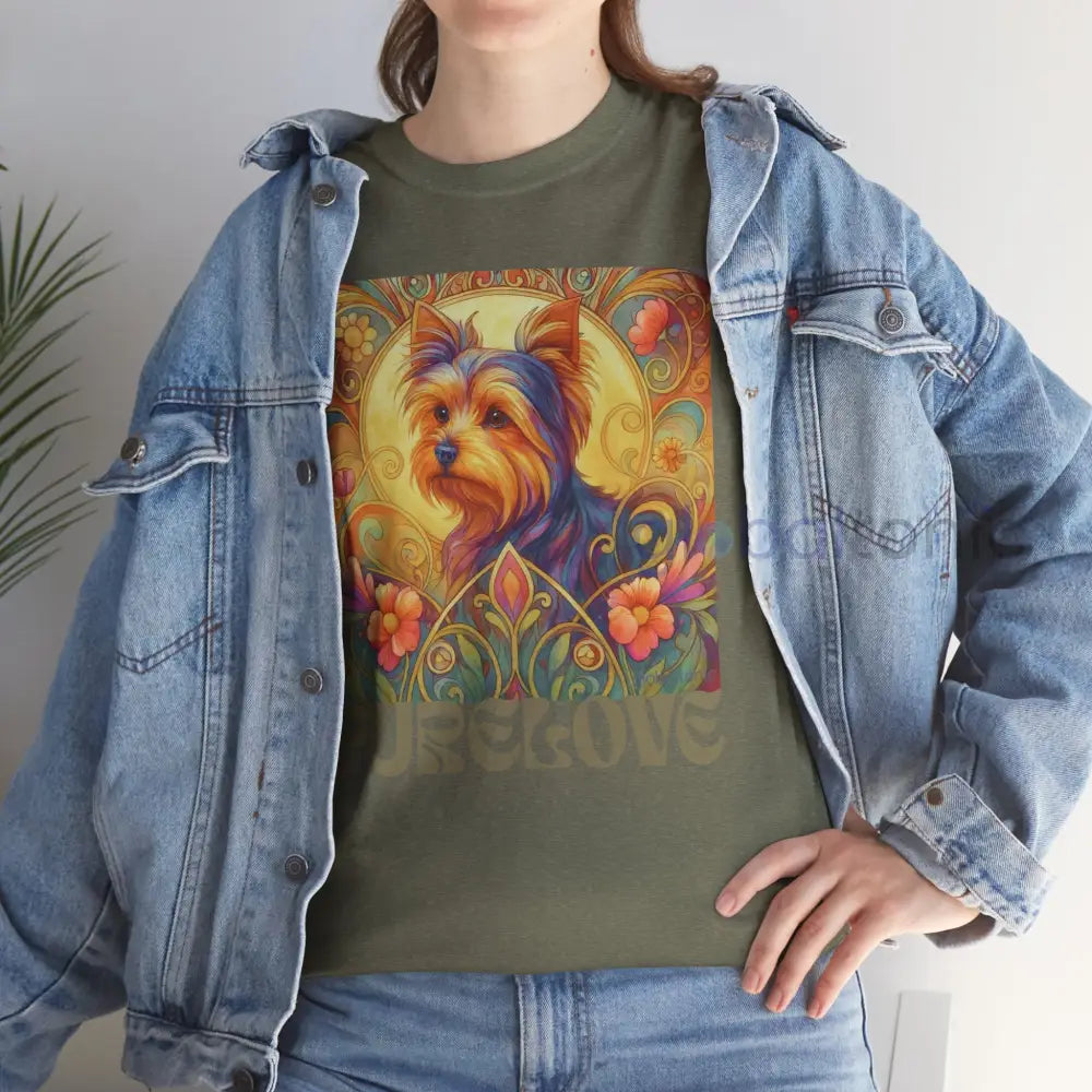 Australian Terrier Vintage Graphic T-Shirt – Unisex Cotton Tee for Dog Lovers T-Shirt