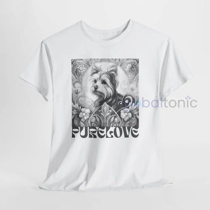Australian Terrier Vintage Unisex Cotton Tee for Dog Lovers (Black & White) T-Shirt