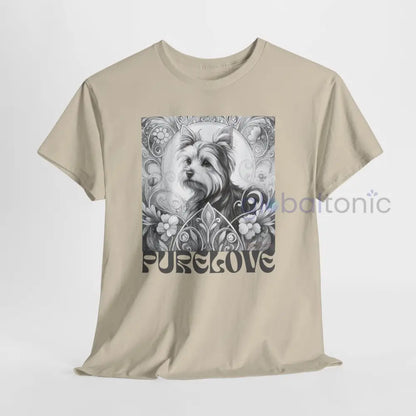 Australian Terrier Vintage Unisex Cotton Tee for Dog Lovers (Black & White) T-Shirt