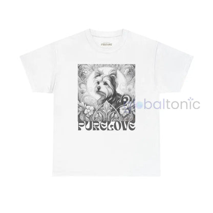 Australian Terrier Vintage Unisex Cotton Tee for Dog Lovers (Black & White) T-Shirt