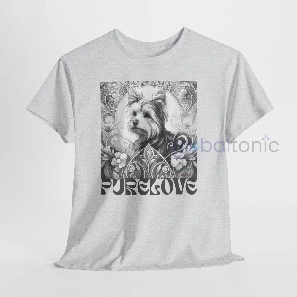 Australian Terrier Vintage Unisex Cotton Tee for Dog Lovers (Black & White) T-Shirt