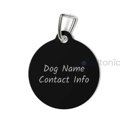 Black Cavapoo (Cavoodle) Dog Tag (Black & White) - Vintage Design Gift for Dog Lovers & Pet Owner 1’’ Pets