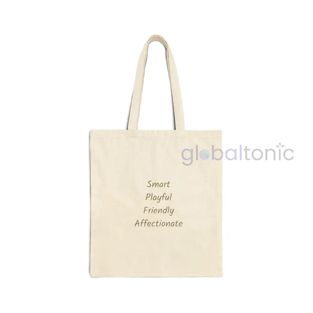 Black Cavapoo (Cavoodle) Vintage Dog Lovers Cotton Canvas Tote Bag - Unique Artistic Durable Bags