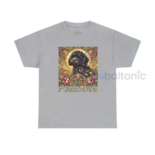 Black Cavapoo (Cavoodle) Vintage Graphic T-Shirt – Unisex Cotton Tee for Dog Lovers Sport Grey / S T-Shirt
