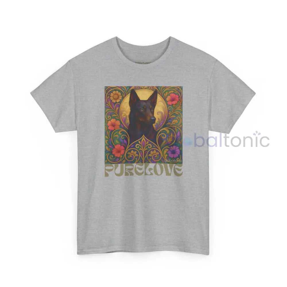 Black Kelpie Vintage Graphic T-Shirt – Unisex Cotton Tee for Dog Lovers T-Shirt