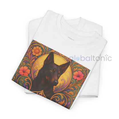 Black Kelpie Vintage Graphic T-Shirt – Unisex Cotton Tee for Dog Lovers T-Shirt