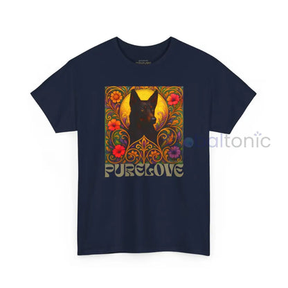 Black Kelpie Vintage Graphic T-Shirt – Unisex Cotton Tee for Dog Lovers T-Shirt