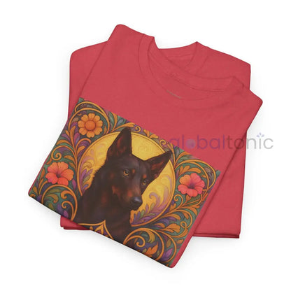 Black Kelpie Vintage Graphic T-Shirt – Unisex Cotton Tee for Dog Lovers T-Shirt