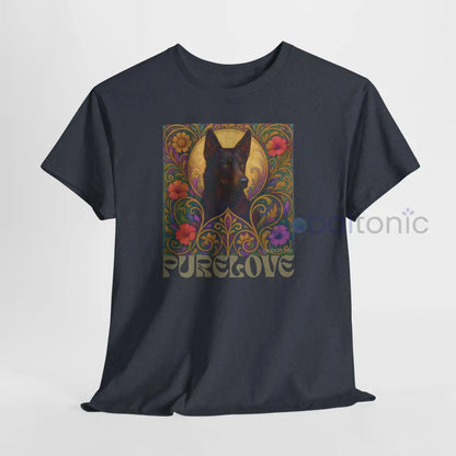 Black Kelpie Vintage Graphic T-Shirt – Unisex Cotton Tee for Dog Lovers T-Shirt