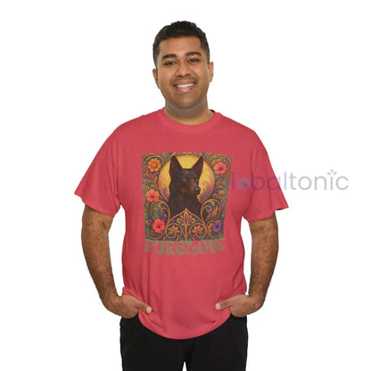 Black Kelpie Vintage Graphic T-Shirt – Unisex Cotton Tee for Dog Lovers T-Shirt