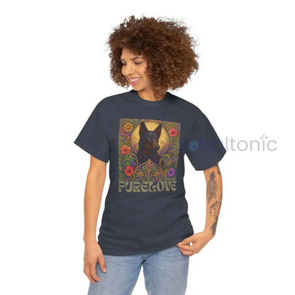 Black Kelpie Vintage Graphic T-Shirt – Unisex Cotton Tee for Dog Lovers T-Shirt
