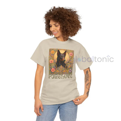 Black Kelpie Vintage Graphic T-Shirt – Unisex Cotton Tee for Dog Lovers T-Shirt