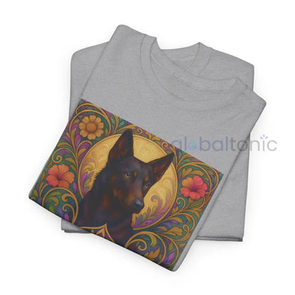 Black Kelpie Vintage Graphic T-Shirt – Unisex Cotton Tee for Dog Lovers T-Shirt