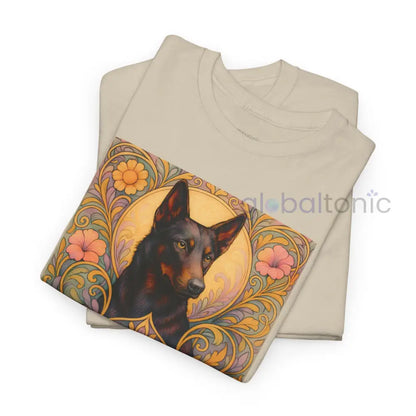 Black Kelpie Vintage Graphic T-Shirt – Unisex Cotton Tee for Dog Lovers T-Shirt