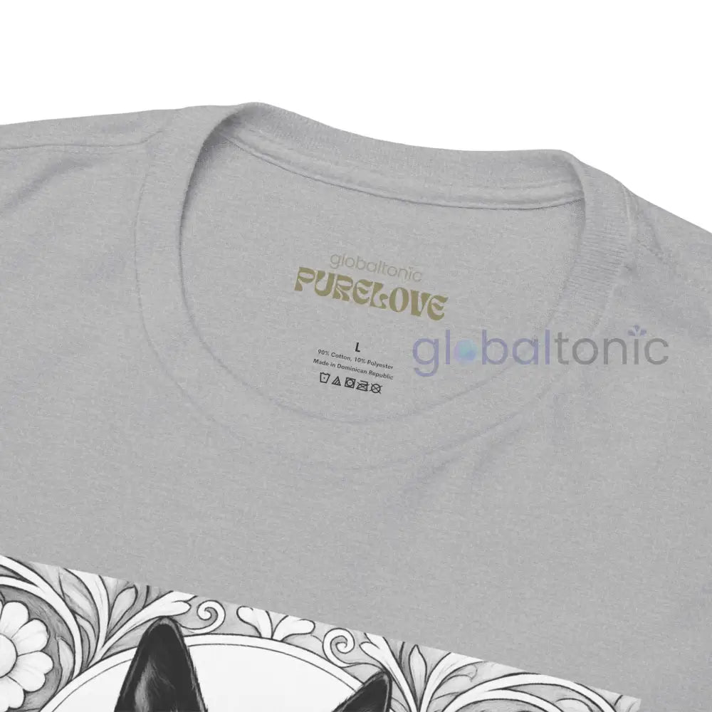 Black Kelpie Vintage Unisex Cotton Tee for Dog Lovers (Black & White) T-Shirt