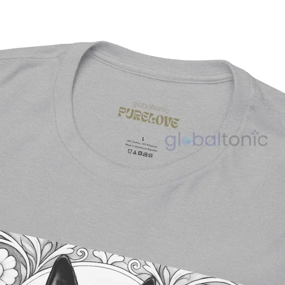 Black Kelpie Vintage Unisex Cotton Tee for Dog Lovers (Black & White) T-Shirt