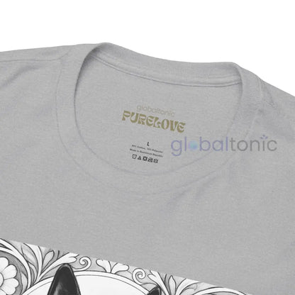 Black Kelpie Vintage Unisex Cotton Tee for Dog Lovers (Black & White) T-Shirt
