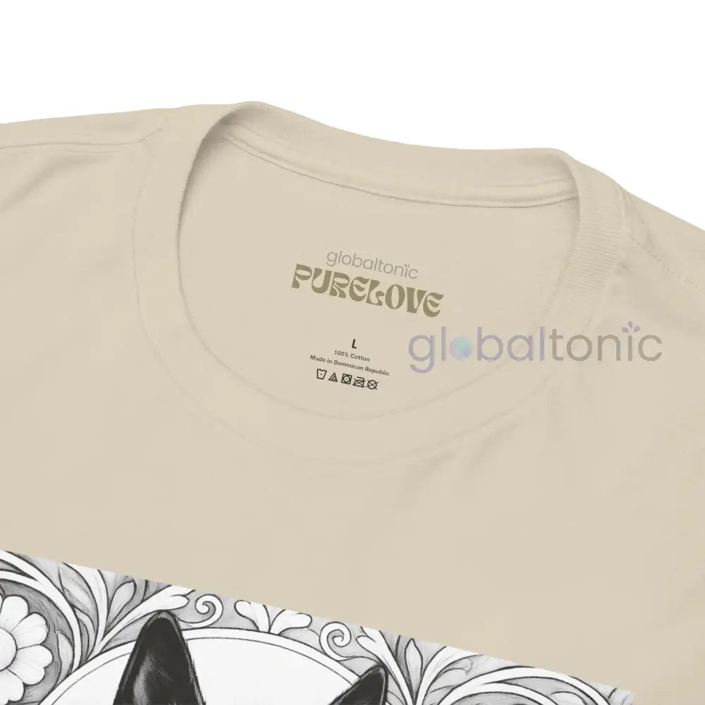 Black Kelpie Vintage Unisex Cotton Tee for Dog Lovers (Black & White) T-Shirt