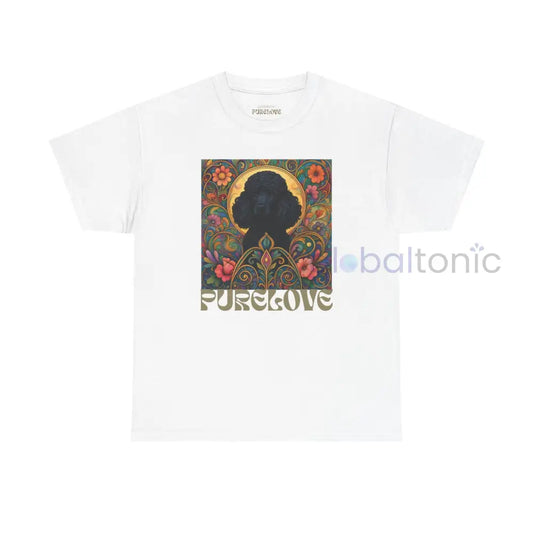 Black Poodle Vintage Graphic T-Shirt – Unisex Cotton Tee for Dog Lovers White / S T-Shirt