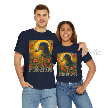 Borzoi Vintage Graphic T-Shirt – Unisex Cotton Tee for Dog Lovers T-Shirt