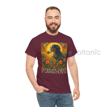 Borzoi Vintage Graphic T-Shirt – Unisex Cotton Tee for Dog Lovers T-Shirt