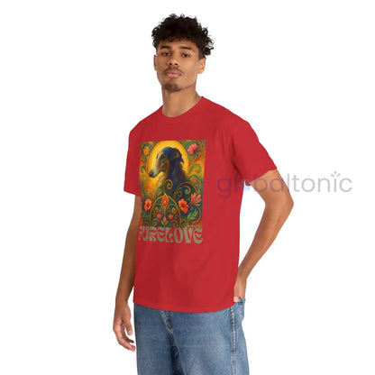 Borzoi Vintage Graphic T-Shirt – Unisex Cotton Tee for Dog Lovers T-Shirt