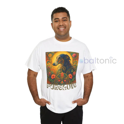 Borzoi Vintage Graphic T-Shirt – Unisex Cotton Tee for Dog Lovers T-Shirt