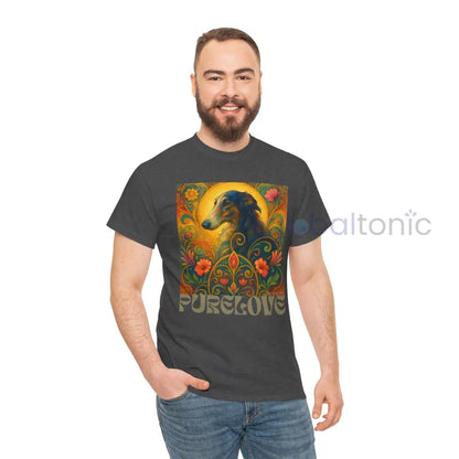 Borzoi Vintage Graphic T-Shirt – Unisex Cotton Tee for Dog Lovers T-Shirt