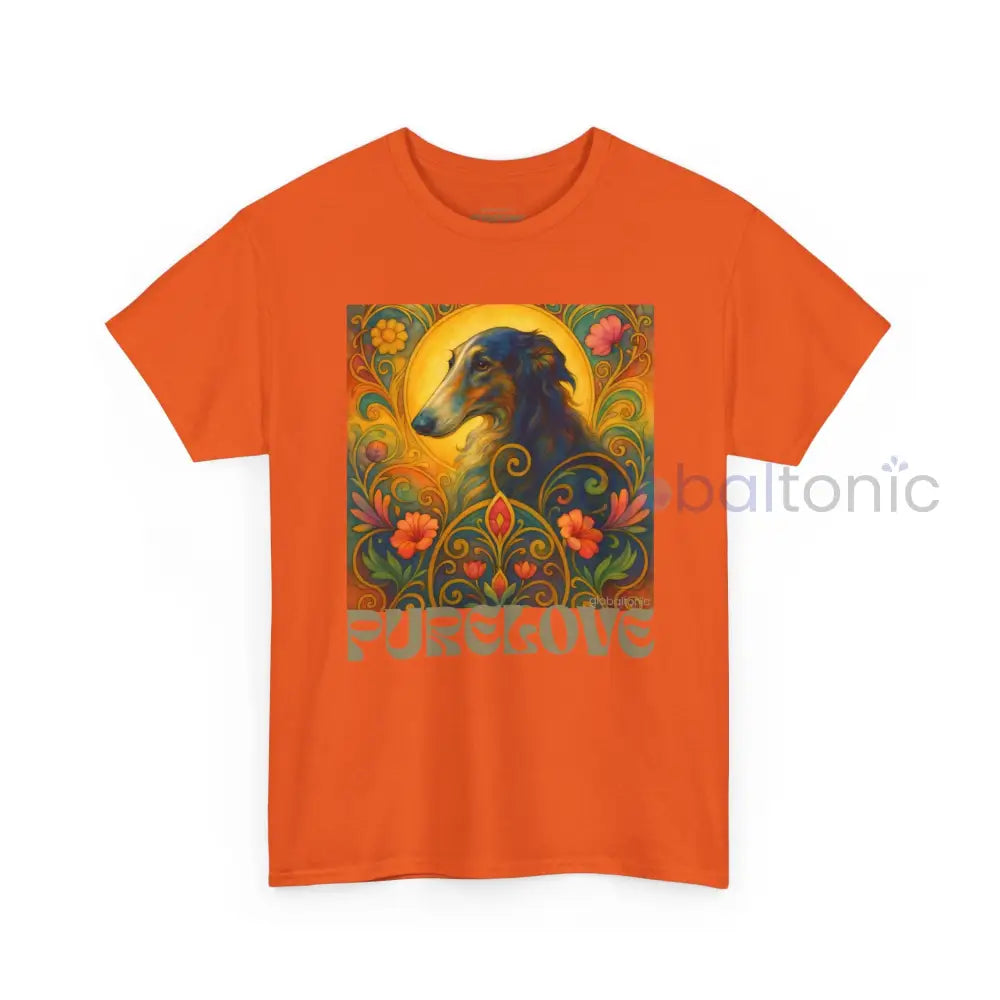 Borzoi Vintage Graphic T-Shirt – Unisex Cotton Tee for Dog Lovers T-Shirt