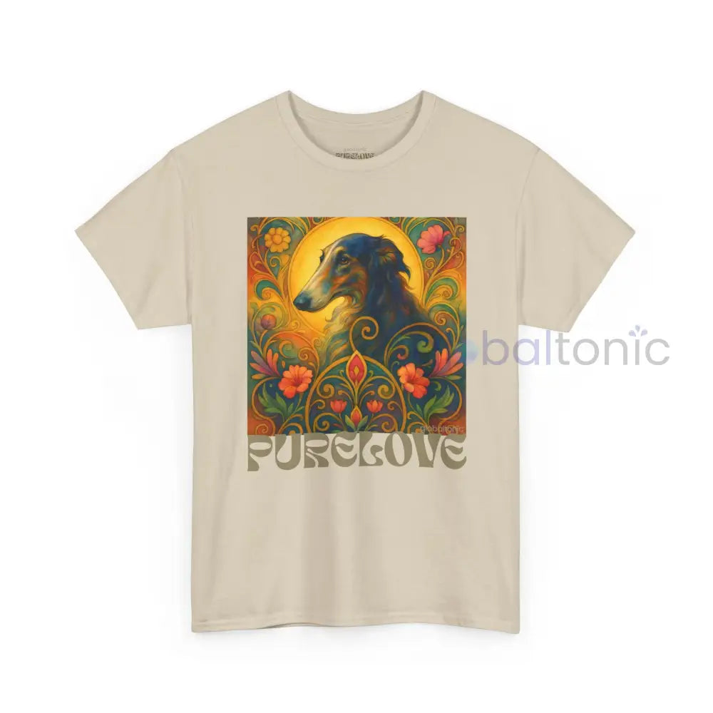 Borzoi Vintage Graphic T-Shirt – Unisex Cotton Tee for Dog Lovers T-Shirt