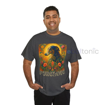 Borzoi Vintage Graphic T-Shirt – Unisex Cotton Tee for Dog Lovers T-Shirt
