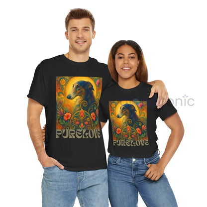 Borzoi Vintage Graphic T-Shirt – Unisex Cotton Tee for Dog Lovers T-Shirt
