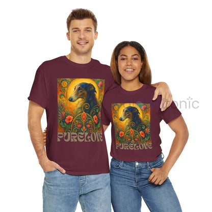Borzoi Vintage Graphic T-Shirt – Unisex Cotton Tee for Dog Lovers T-Shirt