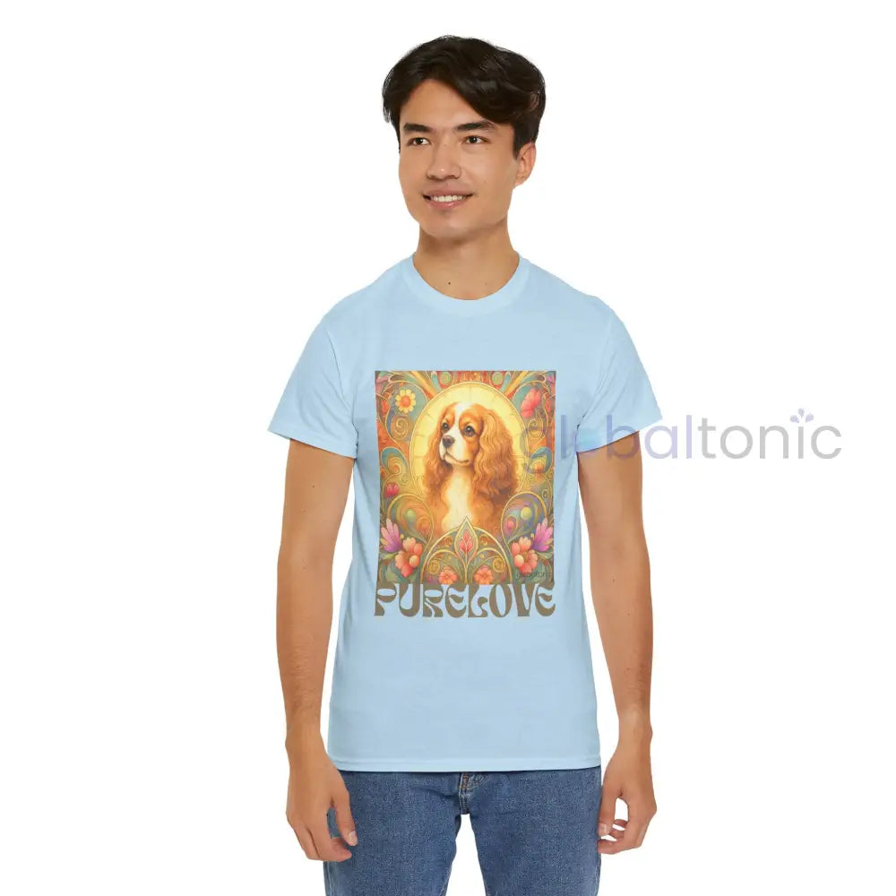 Cavalier King Charles Spaniel Vintage Graphic T-shirt - Unisex Cotton Tee for Dog Lovers - T-Shirt