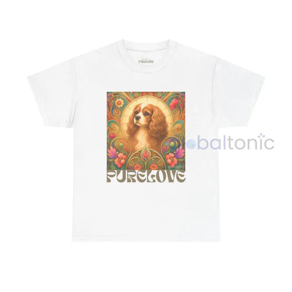 Cavalier King Charles Spaniel Vintage Graphic T-shirt - Unisex Cotton Tee for Dog Lovers - T-Shirt