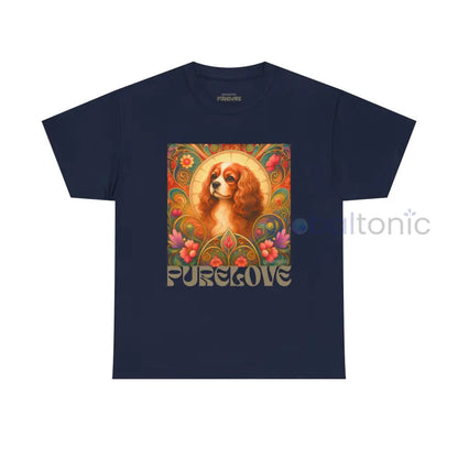 Cavalier King Charles Spaniel Vintage Graphic T-shirt - Unisex Cotton Tee for Dog Lovers - T-Shirt
