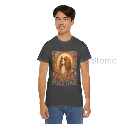 Cavalier King Charles Spaniel Vintage Graphic T-shirt - Unisex Cotton Tee for Dog Lovers - T-Shirt