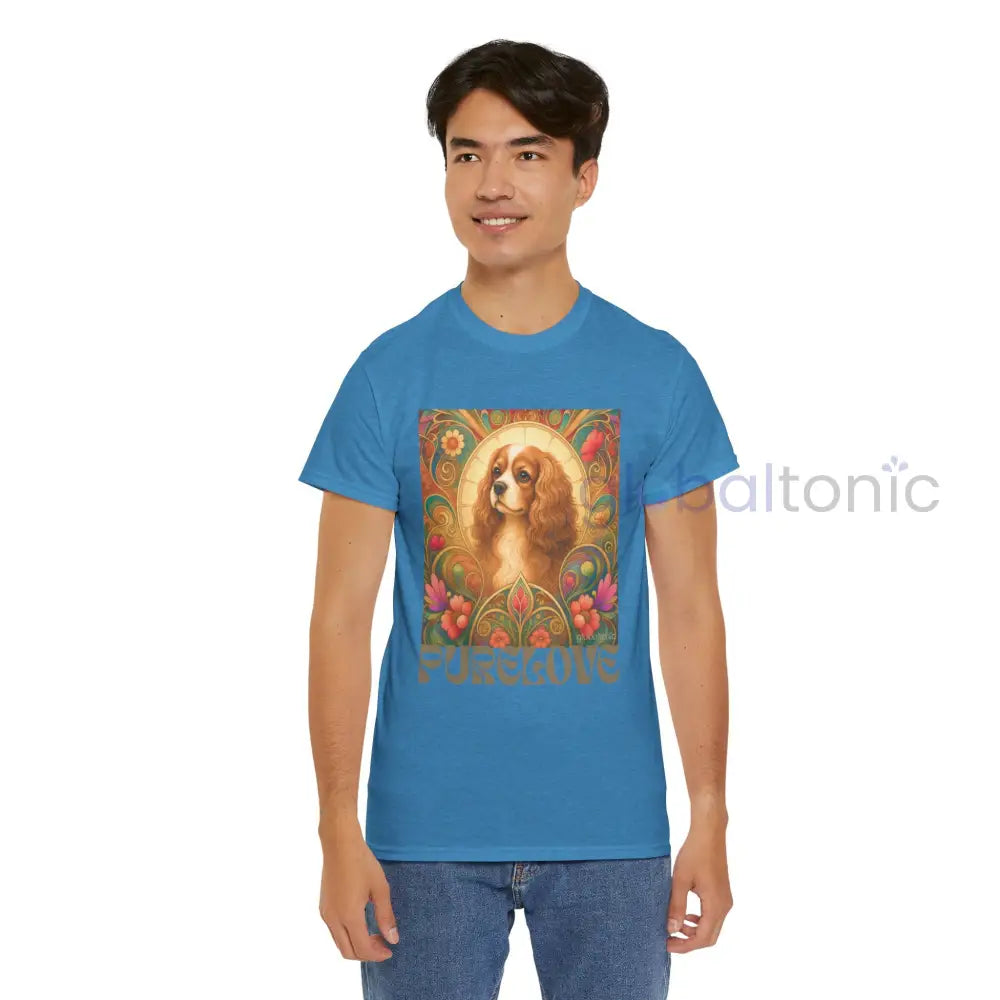 Cavalier King Charles Spaniel Vintage Graphic T-shirt - Unisex Cotton Tee for Dog Lovers - T-Shirt