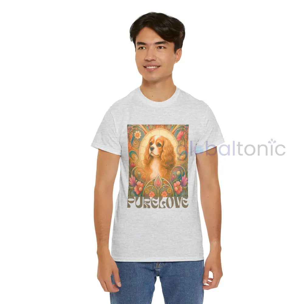 Cavalier King Charles Spaniel Vintage Graphic T-shirt - Unisex Cotton Tee for Dog Lovers - T-Shirt